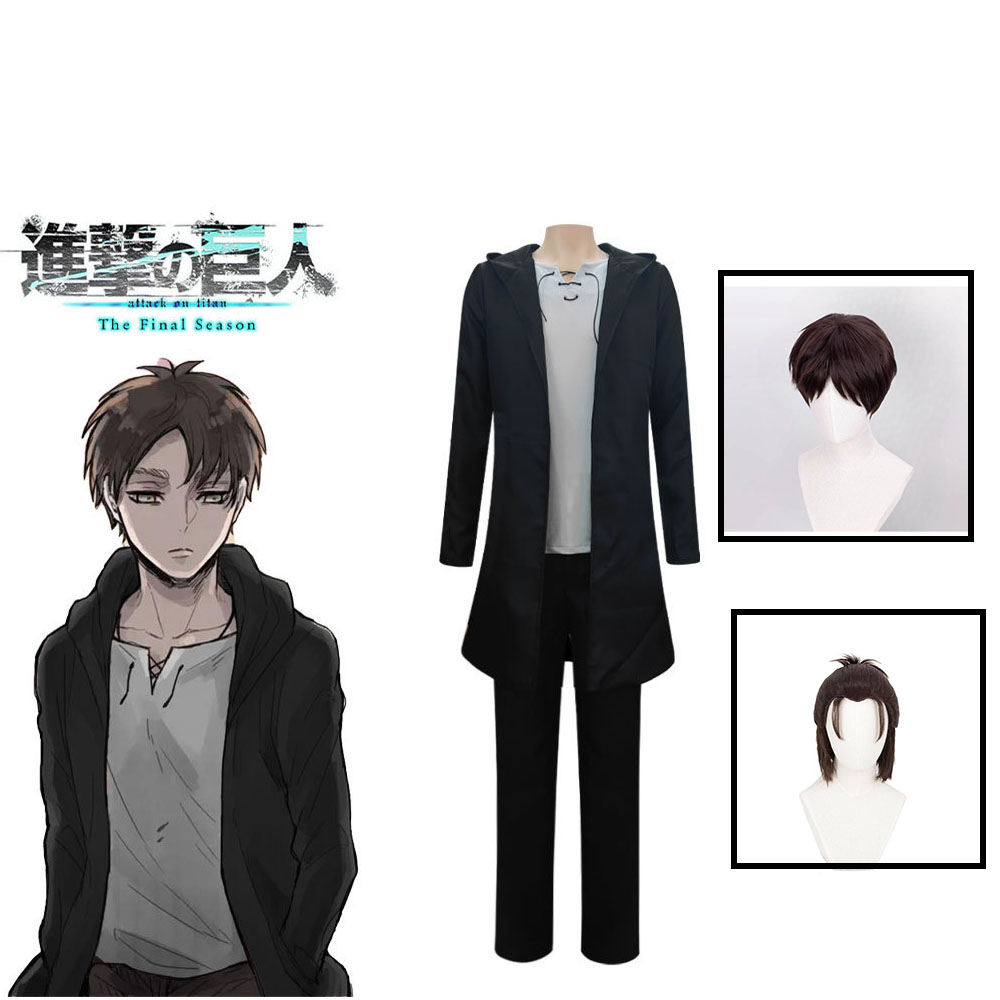 Anime Themed Merchandise - Eren Jaeger Cosplay Costume Anime Titan