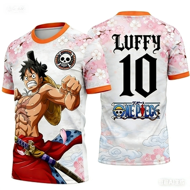 Anime Themed Merchandise - 2026 Anime Pattern Training Jersey Quick-Dry