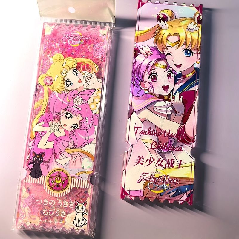 Anime Themed Merchandise - Sailor Moon-themed sand ticket keepsake ornament,