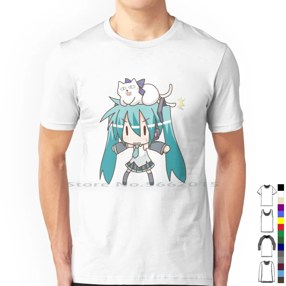 Anime Themed Merchandise - Miku T Shirt 100% Cotton Kawaii