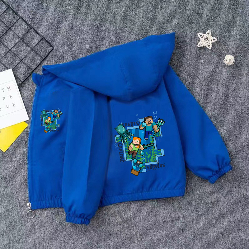 Minec Rafted Jacket Game Theme - đánh giá và giá Windbreaker Anime Merchandise