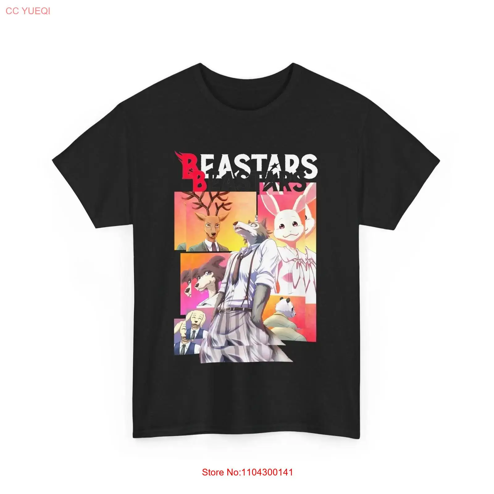 Anime Beastars Legoshi Black T - đánh giá và giá Anime Themed Merchandise