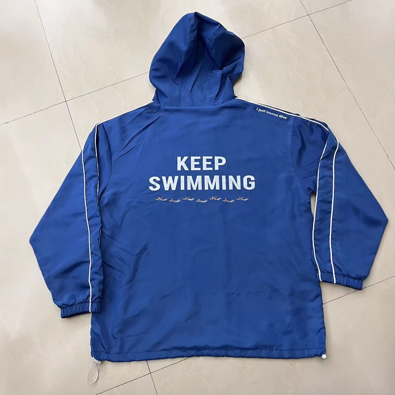 Kpop Keep Swimming Print Zippe - đánh giá và giá Windbreaker Anime Merchandise